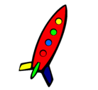 Dibujo Cohete II pintado por raulian