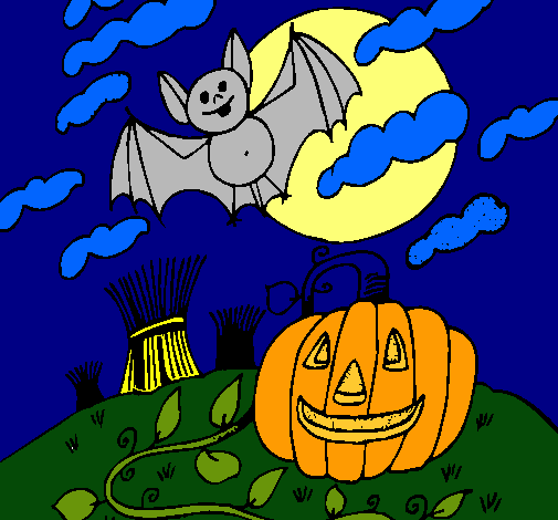 Paisaje de Halloween