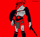 Dibujo Gladiador pintado por denilson