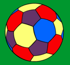 Dibujo Pelota de fútbol II pintado por LALITO