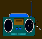 Dibujo Radio cassette 2 pintado por carlosjesusanakarla
