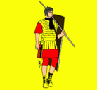 Dibujo Soldado romano pintado por RANCE