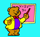 Dibujo Profesor oso pintado por p@z*