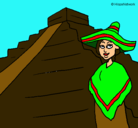 Dibujo México pintado por maria