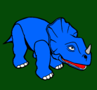 Dibujo Triceratops II pintado por thomasg