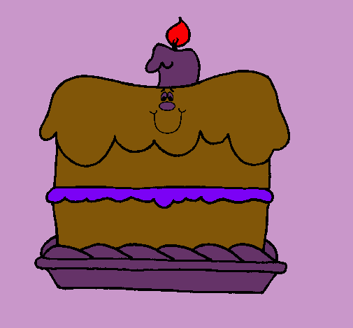 Pastel de cumpleaños