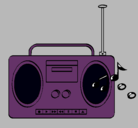Dibujo Radio cassette 2 pintado por SofiaHenny