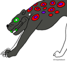 Dibujo Estatua Jaguar pintado por gmymg50255525215