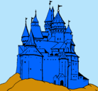 Dibujo Castillo medieval pintado por alejandro