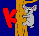 Dibujo Koala pintado por ALEIDIS