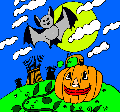 Paisaje de Halloween