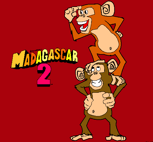 Madagascar 2 Manson y Phil