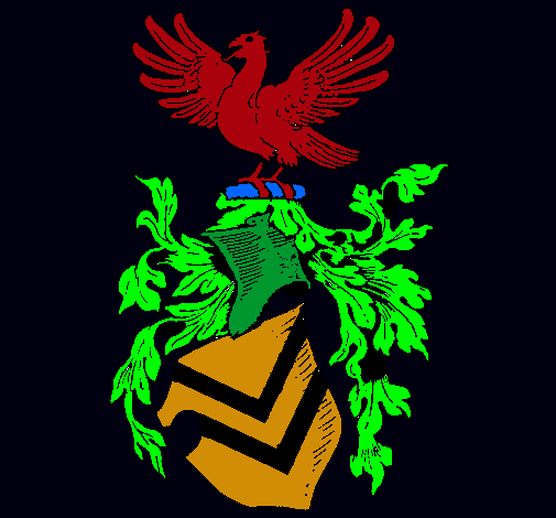 Escudo de armas y aguila 