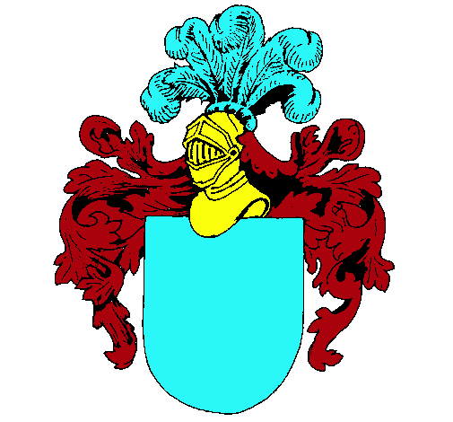 Escudo de armas y casco