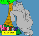 Dibujo Horton pintado por linda