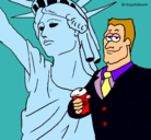 Dibujo Estados Unidos de América pintado por LauRaa