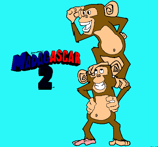 Madagascar 2 Manson y Phil