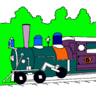 Dibujo Locomotora pintado por gabriel