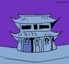 Dibujo Templo japonés pintado por sergioernesto