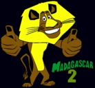 Dibujo Madagascar 2 Alex pintado por karlaramirez
