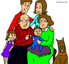 Dibujo Familia pintado por gustavo89