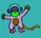 Dibujo Mono pintado por dragomirbia