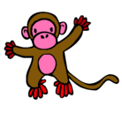 Dibujo Mono pintado por DANA