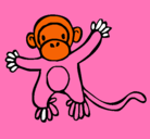 Dibujo Mono pintado por ertefani