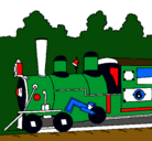 Dibujo Locomotora pintado por andylukas