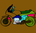 Dibujo Motocicleta pintado por hector