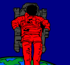 Dibujo Astronauta pintado por juancruz