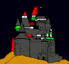 Dibujo Castillo medieval pintado por migue1