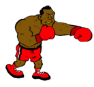 Dibujo Boxeador pintado por boxinbentin