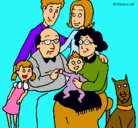 Dibujo Familia pintado por ADRIANANB