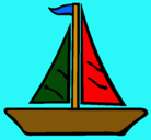 Dibujo Barco velero pintado por hernan