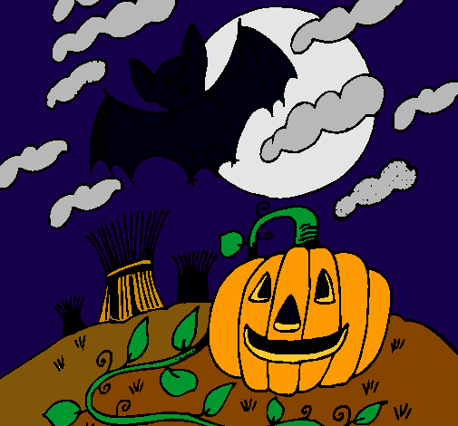 Paisaje de Halloween