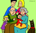 Dibujo Familia pintado por Alba