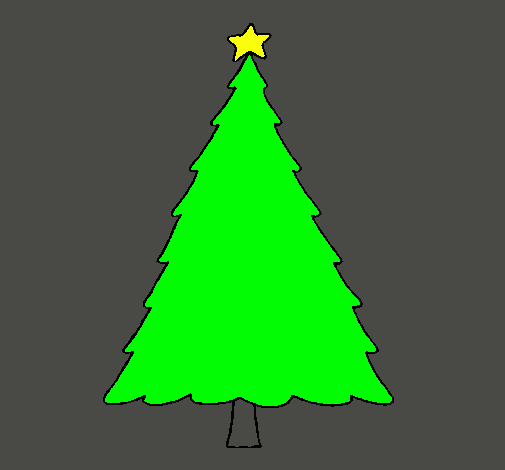 Árbol con estrella