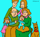Dibujo Familia pintado por MACARENA
