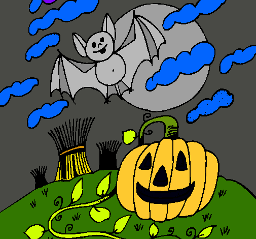 Paisaje de Halloween