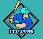 Dibujo Logo de béisbol pintado por Tomas