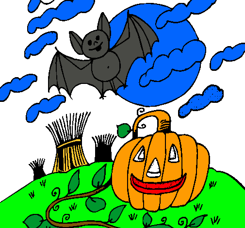 Paisaje de Halloween