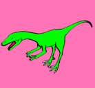 Dibujo Velociraptor II pintado por m