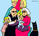 Dibujo Familia pintado por ronaldo