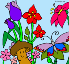 Dibujo Fauna y flora pintado por andrea
