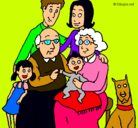 Dibujo Familia pintado por Fer