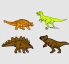 Dibujo Dinosaurios de tierra pintado por MARGARITA