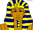 Dibujo Tutankamon pintado por Sammael
