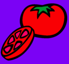 Dibujo Tomate pintado por yarelice