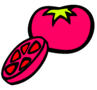 Dibujo Tomate pintado por lorena